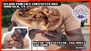 Oxtail Cheesesteak at Major Phillie Cheesesteaks in Norfolk, VA