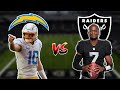 Chargers vs. Raiders Statistical Breakdown (Monday Night Football Week 2)