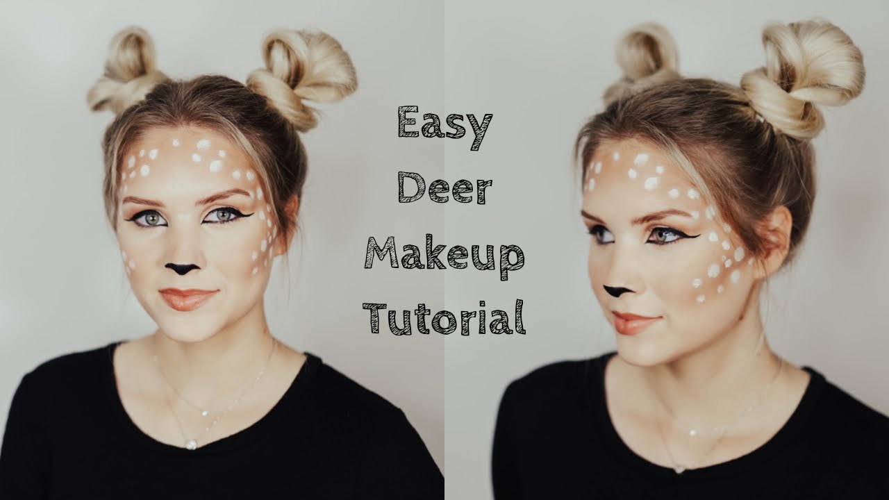 Halloween makeup tutorial: Try this easy deer costume - Honestly  JamieHonestly Jamie