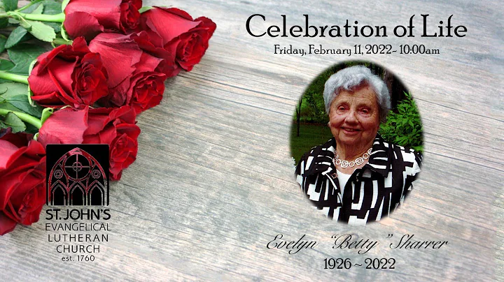 Celebration of Life - Funeral Service - Betty Shar...