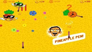 Pineapple Pen Game #INVADERS | pineapple pen game high score screenshot 4