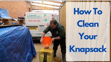 How To Clean Your Knapsack Sprayer