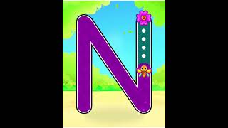Learn ABC' Letter - N For Nest #shorts