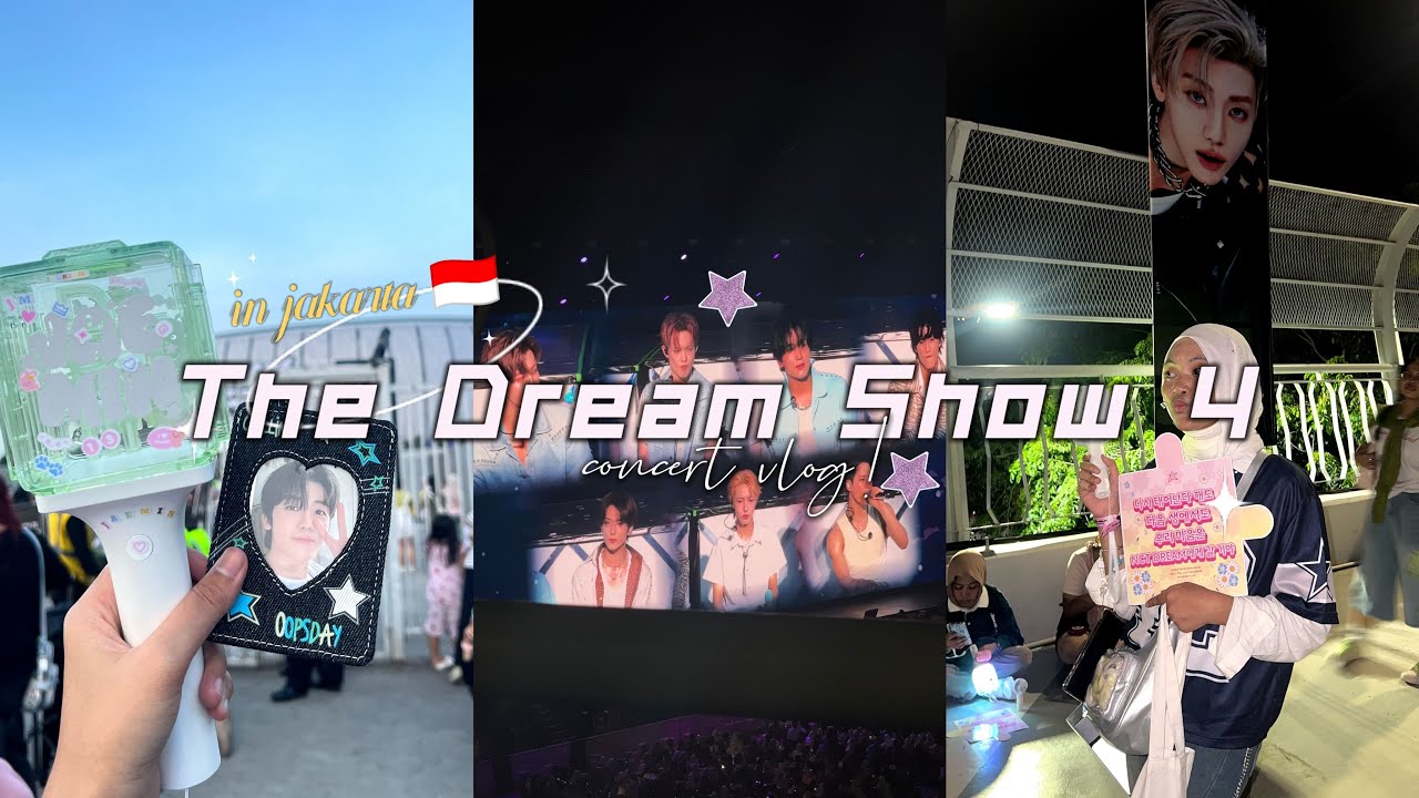 concert vlog the dream show 4 in jakarta ᯓ★💚 27 september 2025 at jakarta international stadium