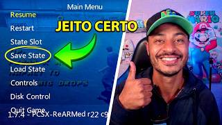 GAME STICK 4K VEJA COMO SALVAR E CARREGAR SEU PROGESSO NOS JOGOS!