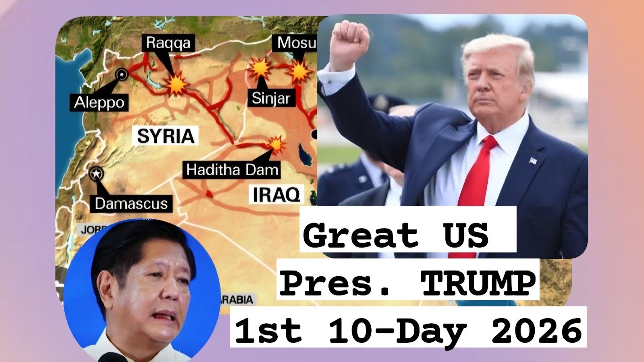 US Pres. TRUMP' Bombs Syria- 1st 10-Day Performance: Impact to Philippine Drug Cartels