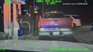 Defiance PD Man with active felony warrant escalates traffic stop into pursuit assault on officers