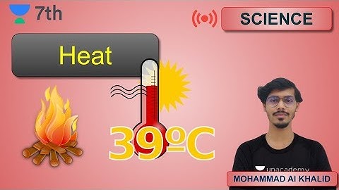 Heat | Science | Unacademy Class  7 | Mohammad Al Khalid