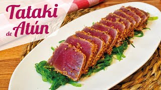 Tataki De Atun Rojo 🐟 Con Sésamo Y Wakame ✅ Receta Fácil