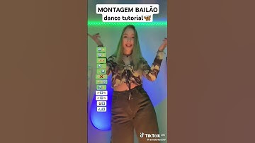 Thumbnail of MONTAGEM BAILÃO dance tutorial✅Like&subscribe ❤ #like #subscribe#subscribemychannel