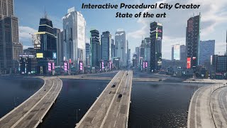 Interactive Procedural City Creator, a new Unreal Engine 5 city builder - First look screenshot 5