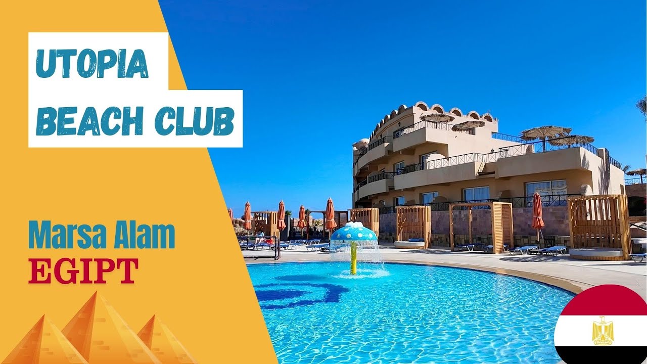 Utopia Beach Club, Egipt, Marsa Alam – hotel przy rafie idealny do nurkowania 