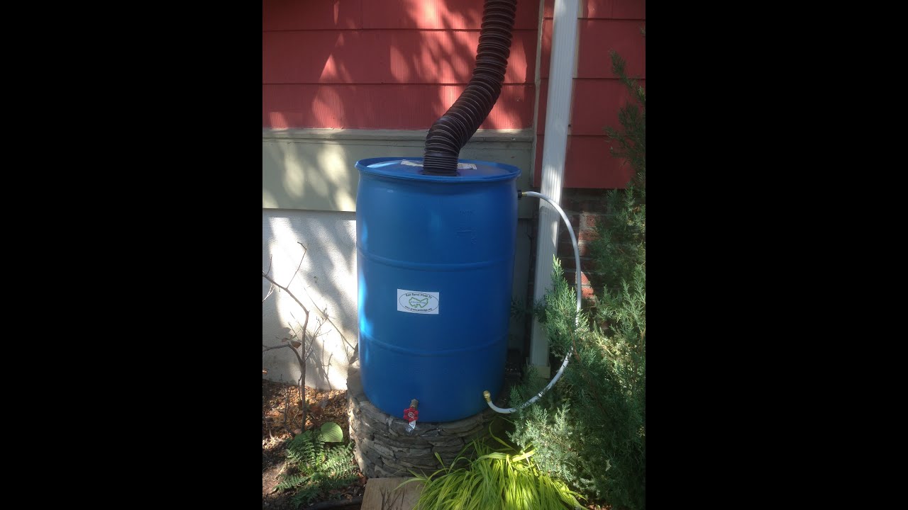Making a rain barrel YouTube