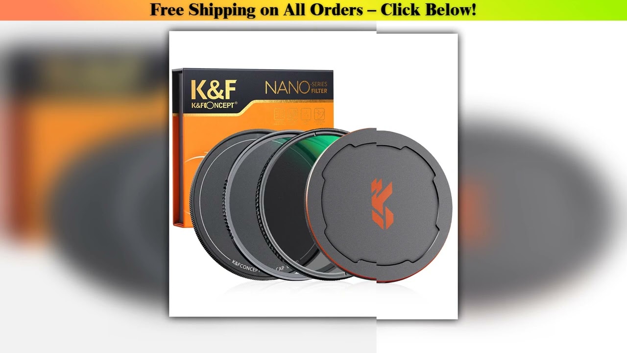 K&F CONCEPT Nano-X MC UV CPL Kits Camera Lens Filter with Lens Cap Multi Layer Coatings Filter
