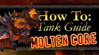 How To: Tank Guide - Core Hound Packs(+AoE tank strat) | Vanilla/Classic WoW