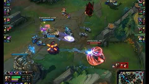 God one shot under turret and a god dodges with the most unbalances champ ZED