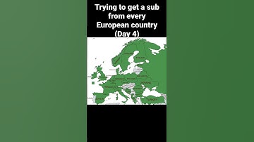 Trying to get a sub from every European country (Day 4) #shorts