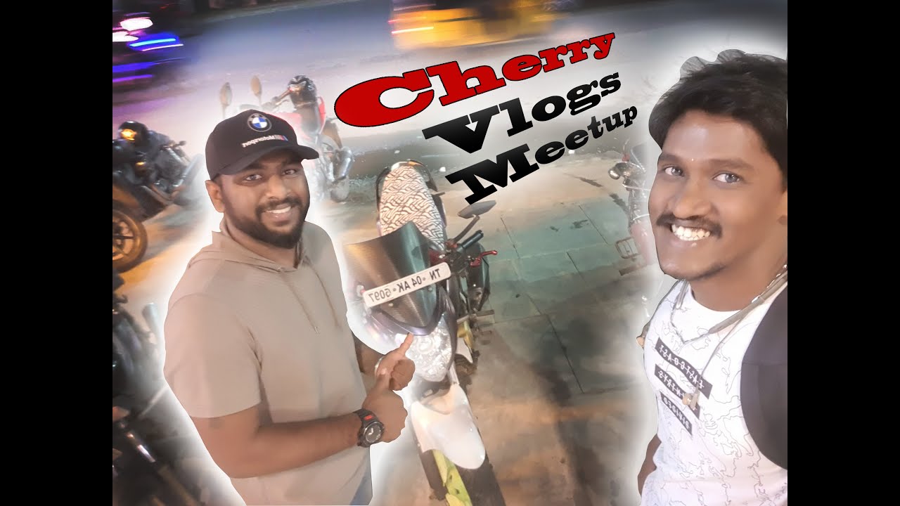 CHERRY VLOGS MEET UP BIKING BROTHERHOOD cherryvlogs numberplate 