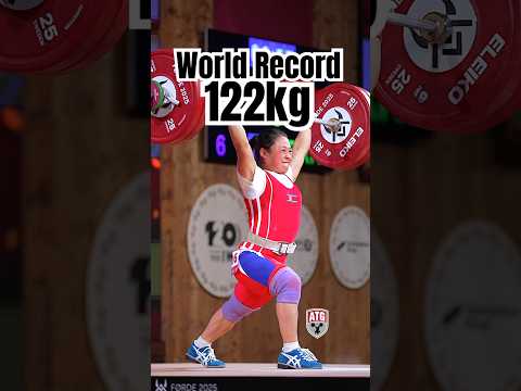 Ri Song Gum 48kg North Korea 122kg 269lbs C J World Record 2025 World Weightlifting Championships 