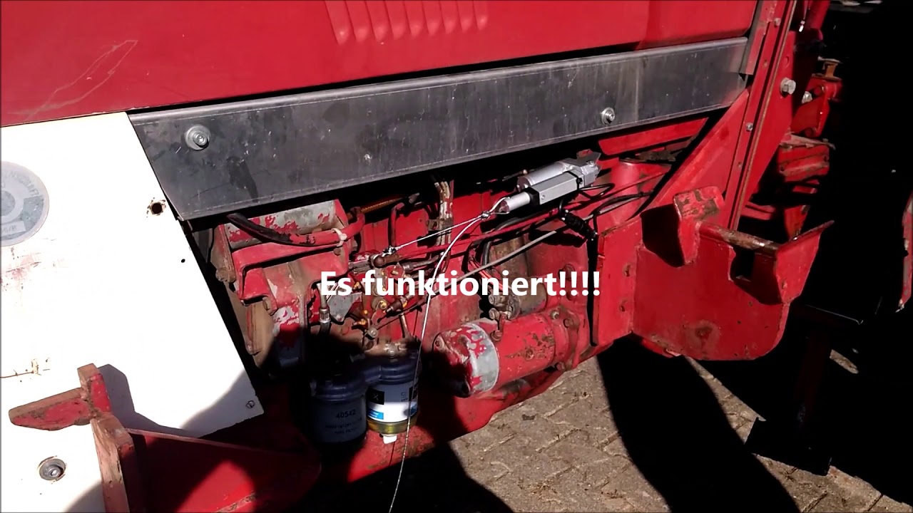 Gasverstellung Seilwindenfunk Wespe