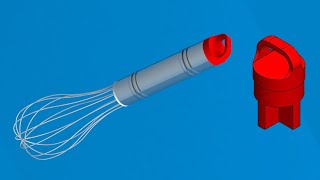 SOLIDWORKS TUTORIAL: EGG WHISK PART 4/5