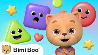 The Shapes Song | Bimi Boo Nursery Rhymes & Kids Songs