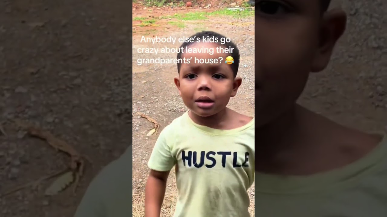 Children don&rsquo;t want to leave their grandparents #funny #grandparents #family #love