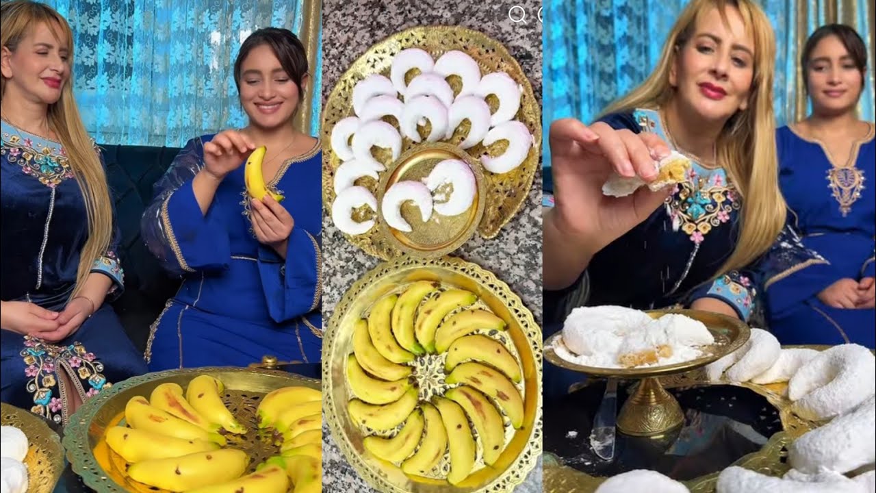 وصفة #التشاراك_المسكر و وصفة حلوى#البنان التقليدية الجزائرية مع الشاف #خديجة_جكون و ابنتها#ميمي 🇩🇿