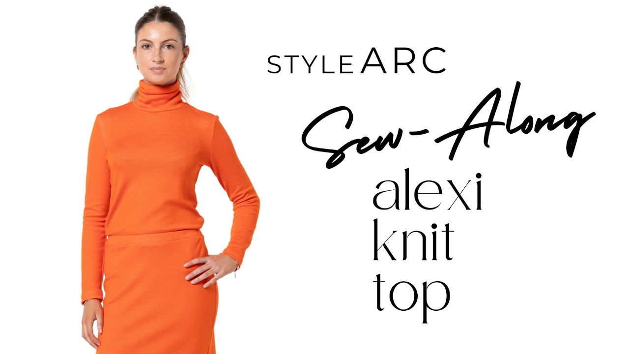 Style Arc | Alexi Knit Top Sewing Tutorial | Sew Along