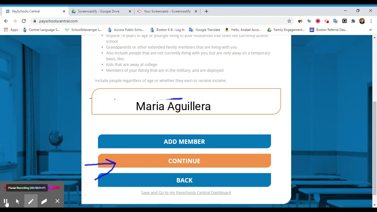 APS Spanish Lunch Application (2020) - YouTube
