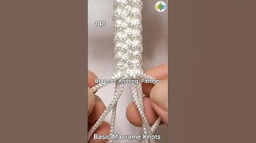 #148 Bracelet Knitting Tutorial, Macrame #shorts #macrametutorial #tricks #howto #craftideas