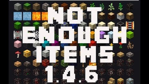 Minecraft: Not Enough Items (NEI) 1.4.6 mod showcase