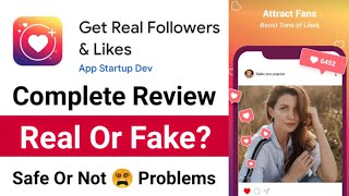 Get Real Followers Likes App Review ✅ Real Or Fake 🤔 Get Real Likes App Kaise Use Kare? screenshot 1