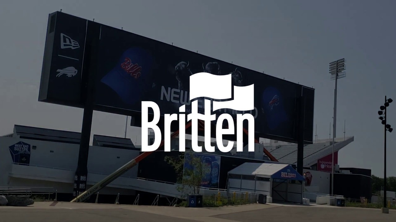 Buffalo Bills Scoreboard Installation | Britten, Inc.