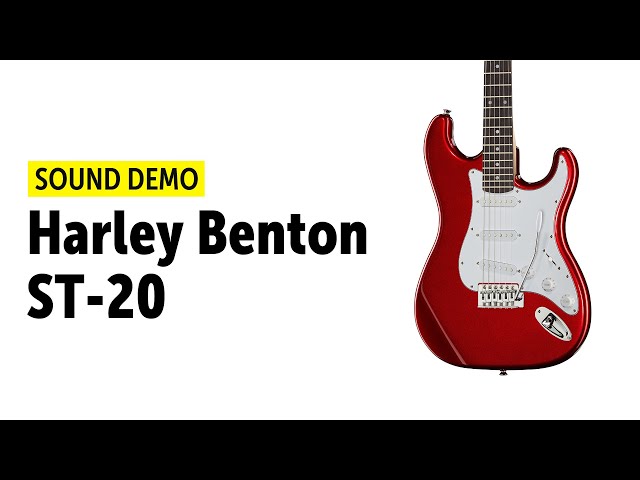 Harley Benton ST-20 - Sound Demo (no talking)