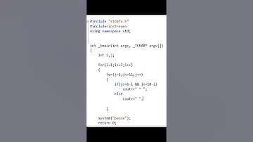 C++ Rhombus Star Pattern  #coding #cplus #programminglanguage #cplusplus #computerlanguage #patterns