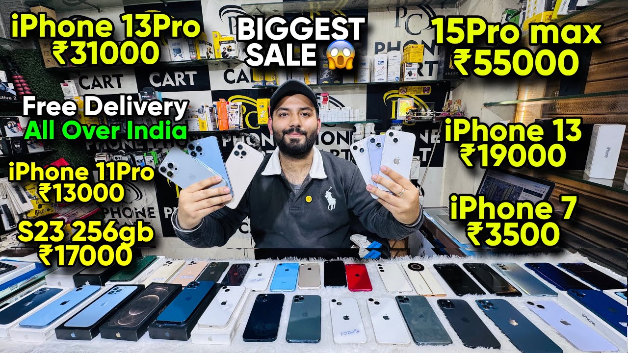 Biggest iPhone Sale Ever 🔥| Cheapest iPhone Market | Second Hand Mobile | iPhone16 Pro iPhone 15
