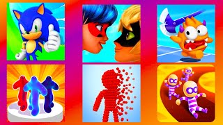 Sonic Dash, Miraculous, Giant Blob, Blob Runner, Pixel Rush, Escape Masters 3D Android&ios Gameplay screenshot 5
