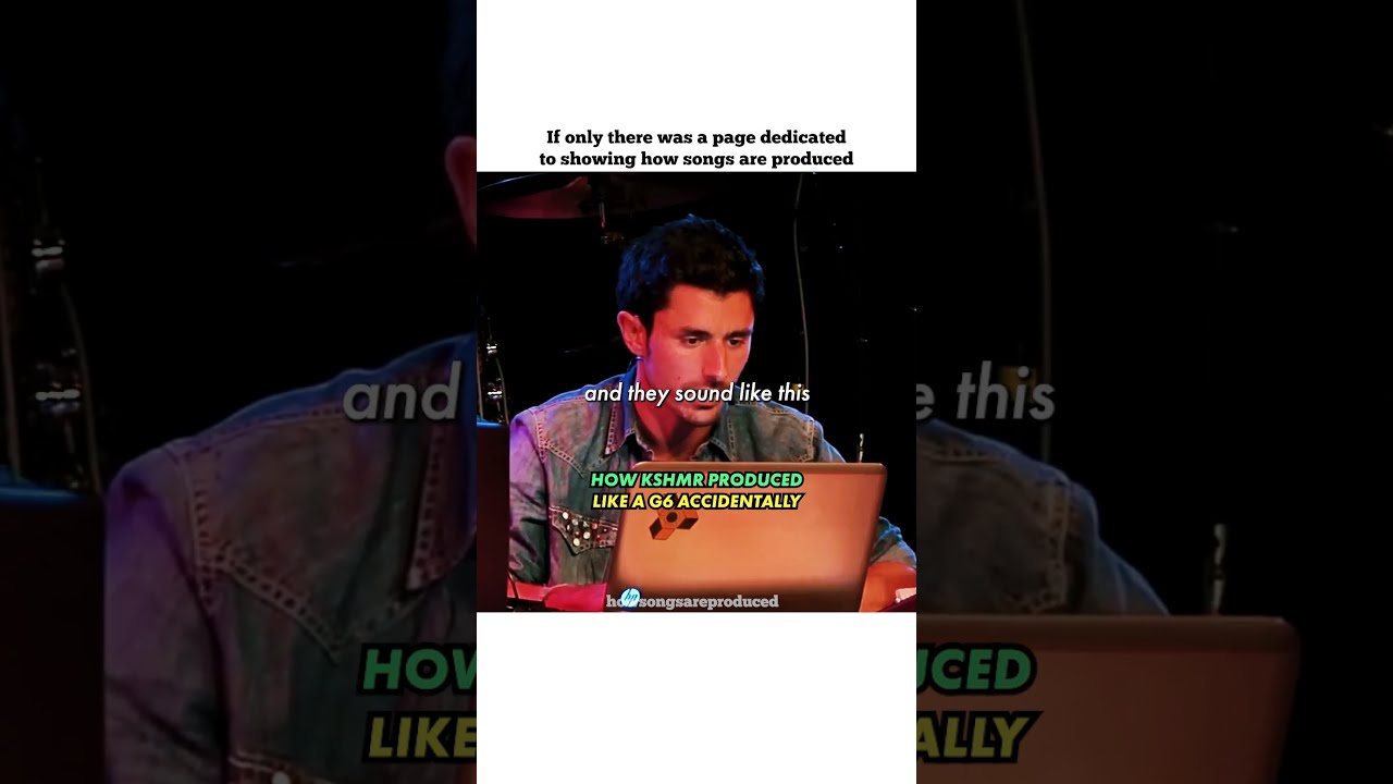 HOW KSHMR PRODUCE LIKE A G6 FAR EAST MOVEMENT - FT. THE CATARACS, DEV #kshmr #kshmrmusic #likeg6