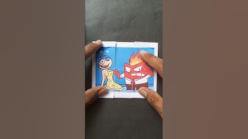 insideout2 paper folding magic art puzzle #insideout2 #art #joy