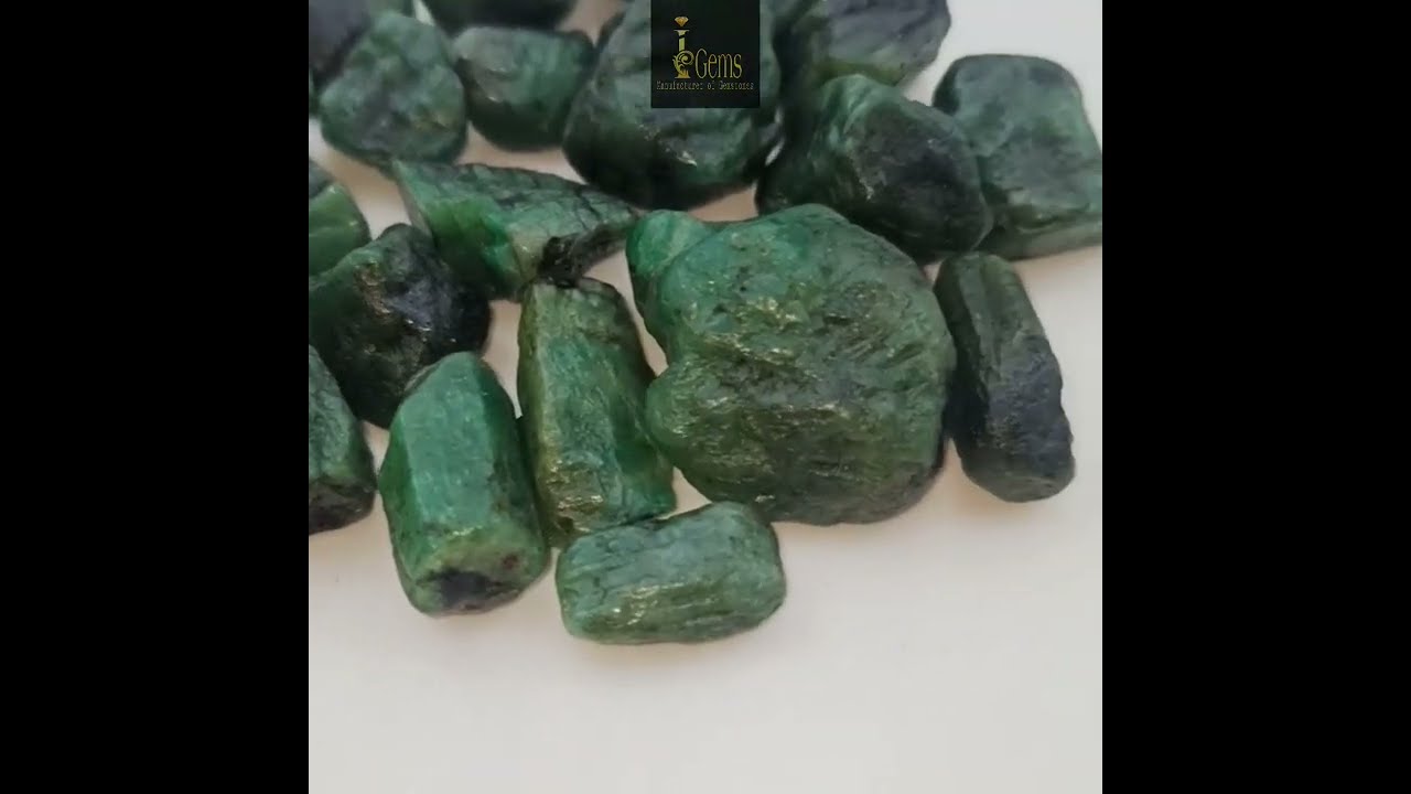 Natural Raw Emerald Gemstone, Genuine Emerald rough, Emerald free form Gemstone, Loose Gemstone lot