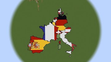 Building a Map of Europe in Minecraft   Part 6 Germany and Denmark