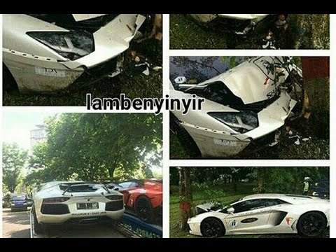  Mobil  LAMBORGHINI  Rafi Ahmad  Kecelakaan  Parah YouTube