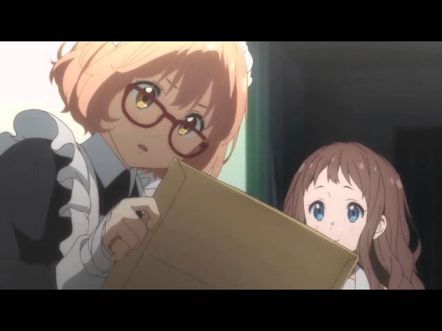 Mirai Kuriyama, kyoukai No Kanata, kuriyama, kyoukai, beyond The Boundary,  Mirai, threedimensional Space, Digital data, glasses, eyewear