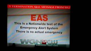 Nationwide Emergency Alert System Test (WGN-TV Chicago IL) 11-9-11