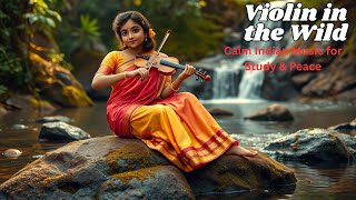 Violin in the Wild: Strings of stillness in nature’s embrace. Let each note carry your mind home