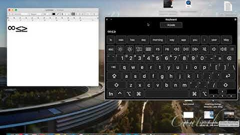 Mac - How To Show Special Character Keys - 2020