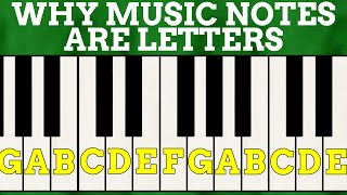 Why Are Music Notes Named After Letters?