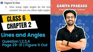 Class 6 Maths Chapter 2 | Lines and Angles | Figure It Out Q1,2,3,4 Pg 29-31 | Vivek Sir