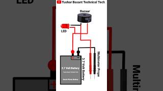 Continuity Tester Rechargeable Connection DIY Project #shorts